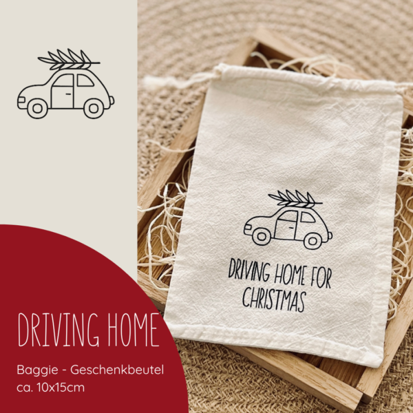 Baggie "DRIVING HOME" 10x15cm