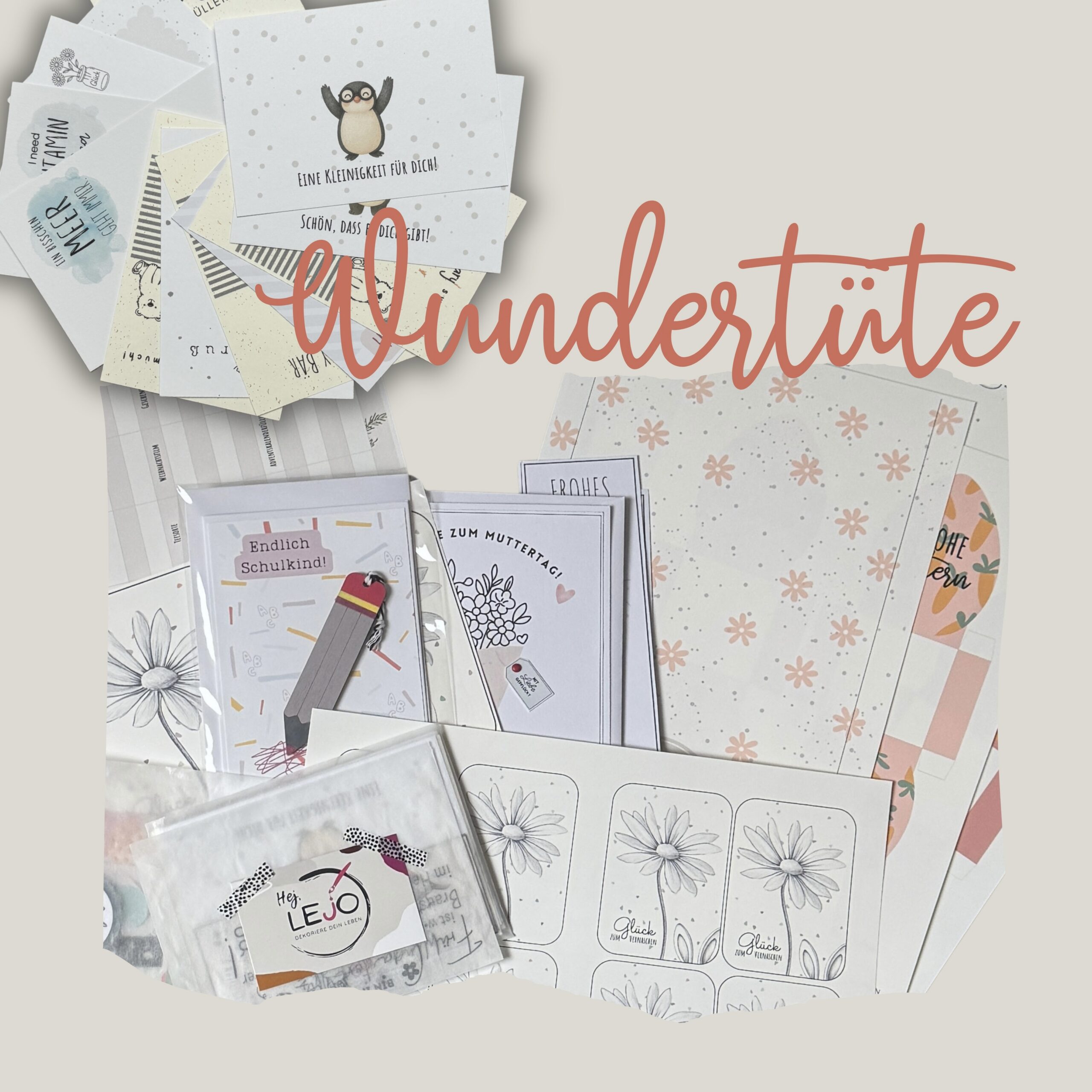 "Wundertüte" Testdrucke, RUB-Ons, Anhänger, uvm. – Bild 2